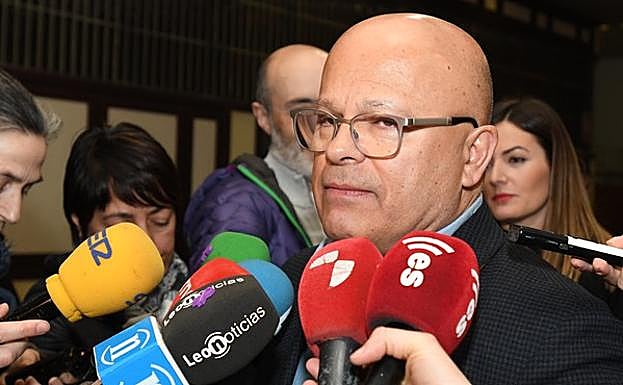 El Subdelegado del Gobieno en León, Faustino Sánchez.