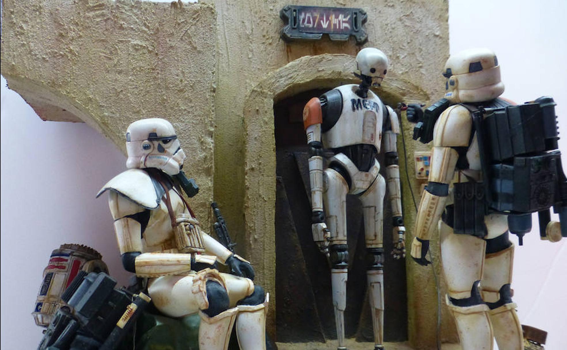 El modelista berciano Óscar Tahoces logró una plata con una viñeta de Star Wars.