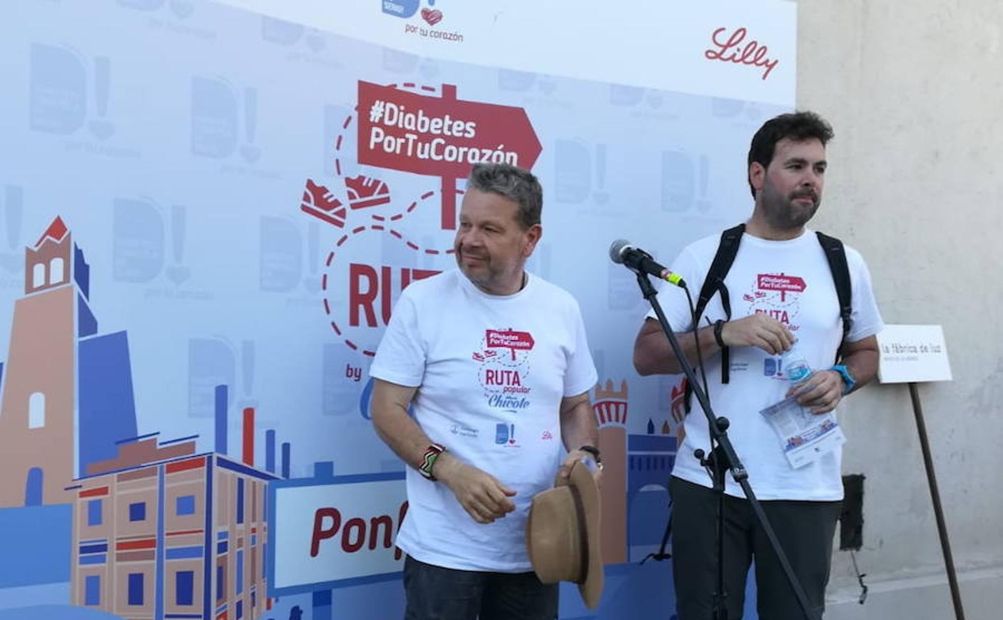 Chicote participa en Ponferrada en una ruta para promover una vida saludable y prevenir la diabetes tipo 2.