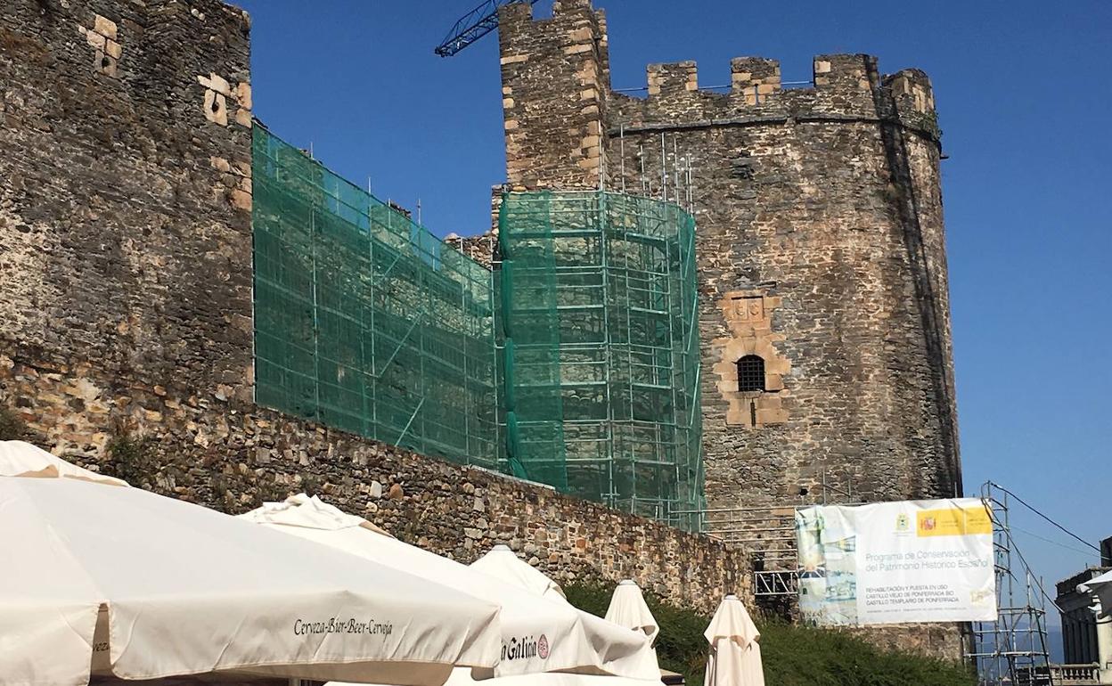 Obras en el Castillo Viejo.