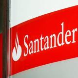 Imagen de una sucursal del Banco Santander.