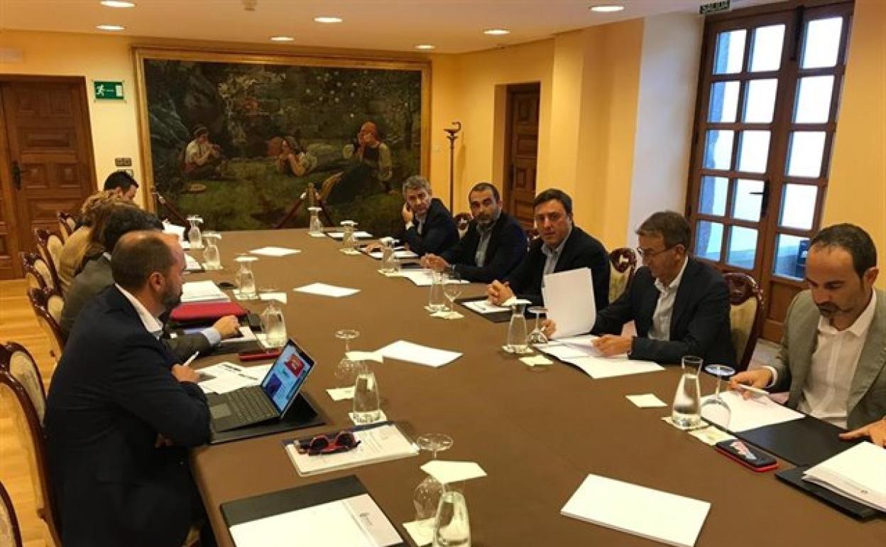 Imagen de la reunión.