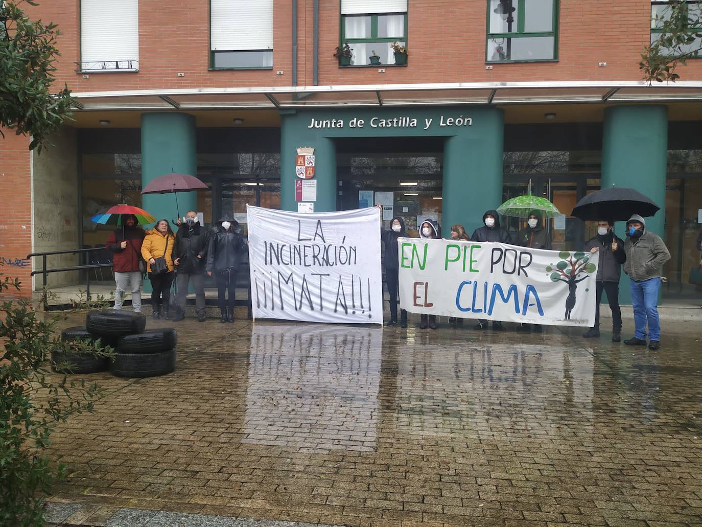 Fotos: Protesta de Rebelión por el Clima en Ponferrada