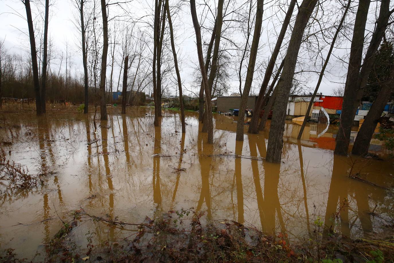 Fotos: Temporal de lluvia en el Bierzo