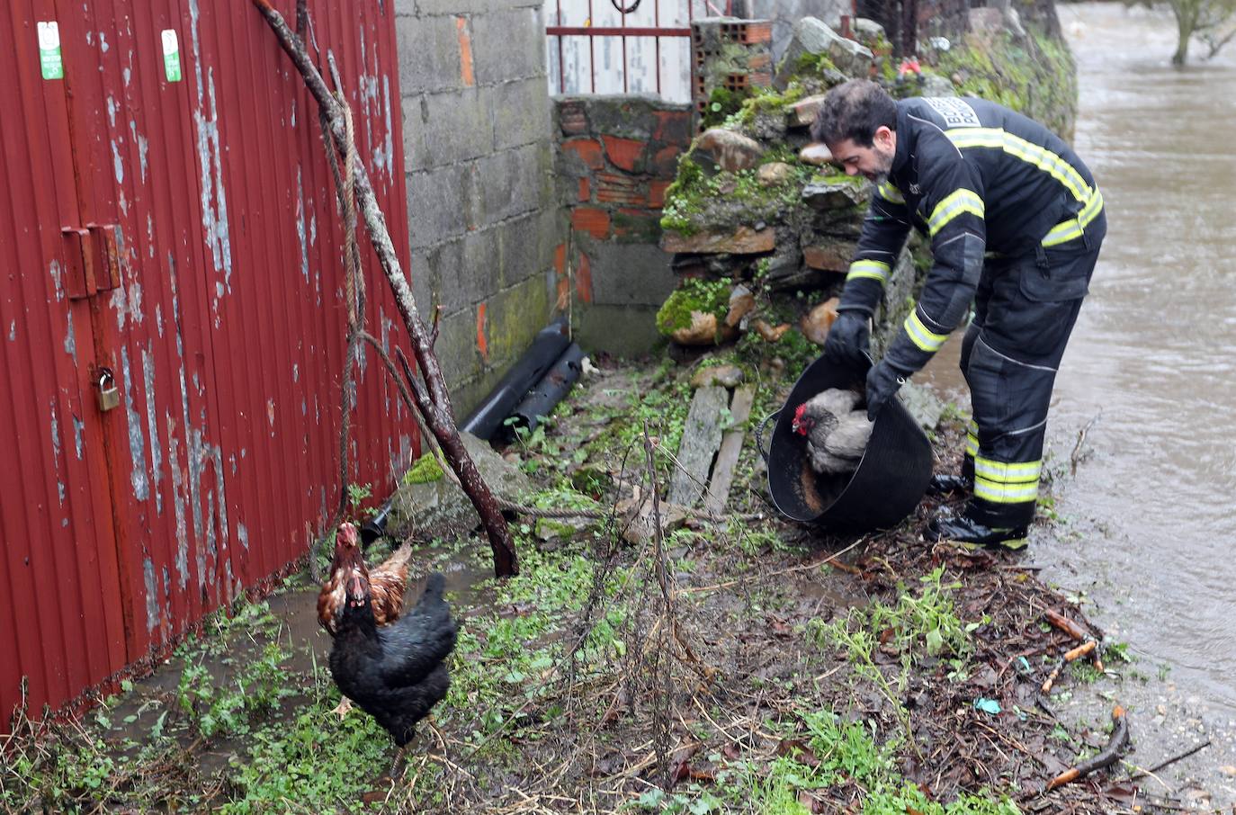 Fotos: Temporal de lluvia en el Bierzo