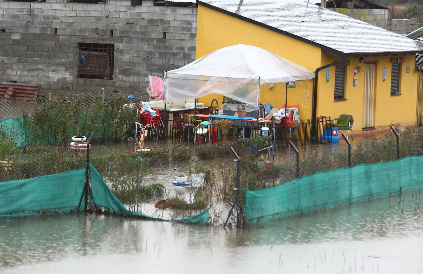 Fotos: Temporal de lluvia en el Bierzo