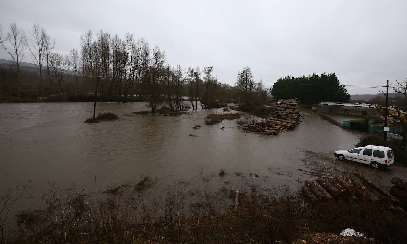 Fotos: Temporal de lluvia en el Bierzo