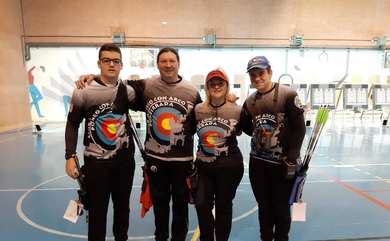 Participantes del CTA Ponferrada en el Torneo de Zamora.