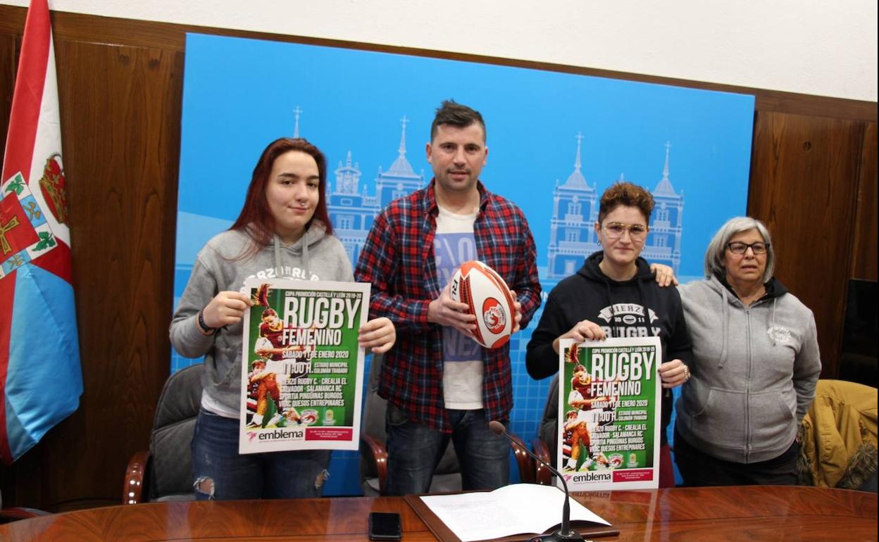 Presetnación de la Copa Promoción de Castilla y León de Rugby Femenino.