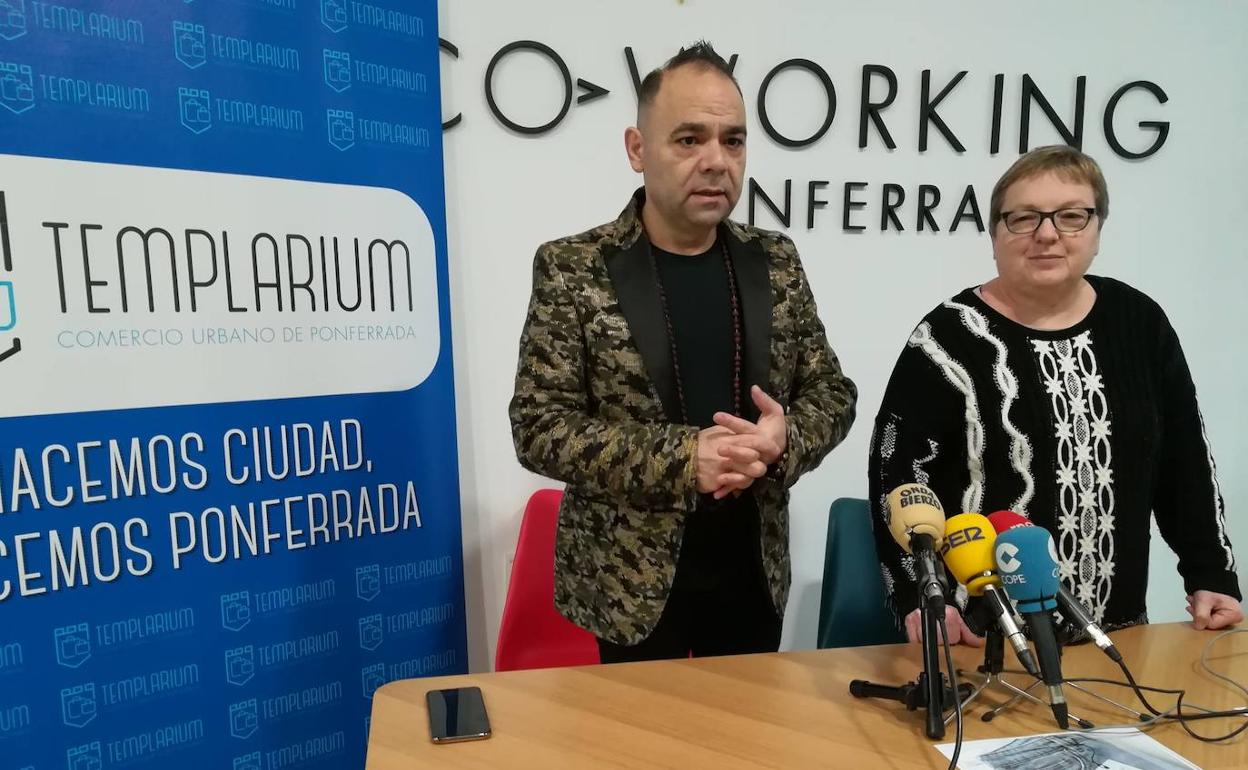 El presidente de Templarium, Felipe Álvarez, en la presentación de la Feria de las Rebajas. 