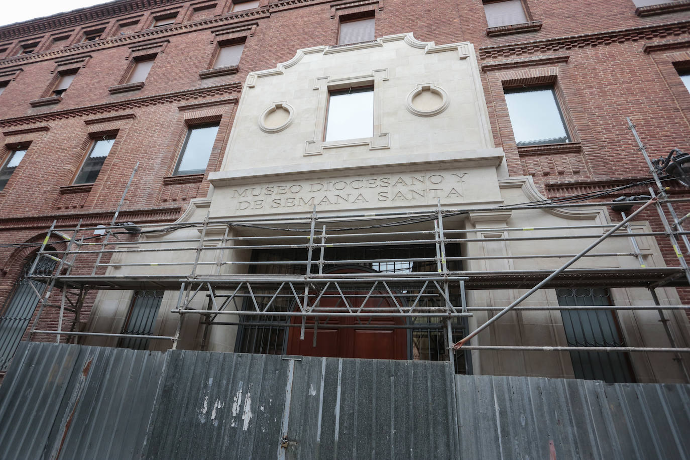 Obras del Museo Diocesano y de Semana Santa de León paralizadas por el estado de alarma