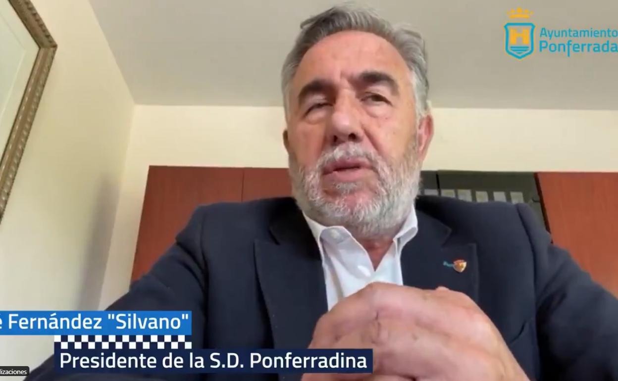 El presidente de la Ponferradina.