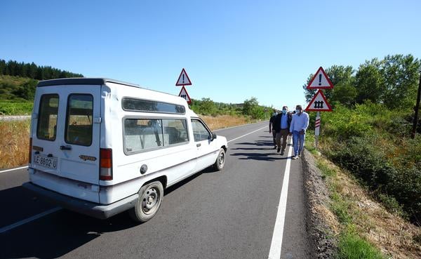 Fotos: Recepción de obras de mejora en carreteras del Bierzo