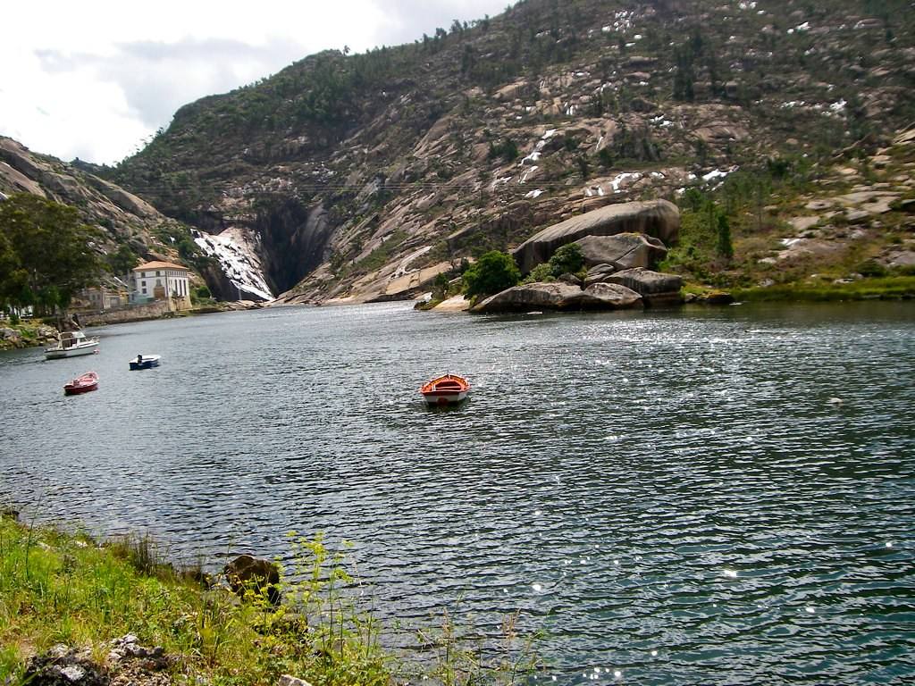 Desembocadura del río Xallas, La Coruña.