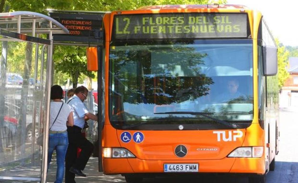 Autobús urbano de Ponferrada.