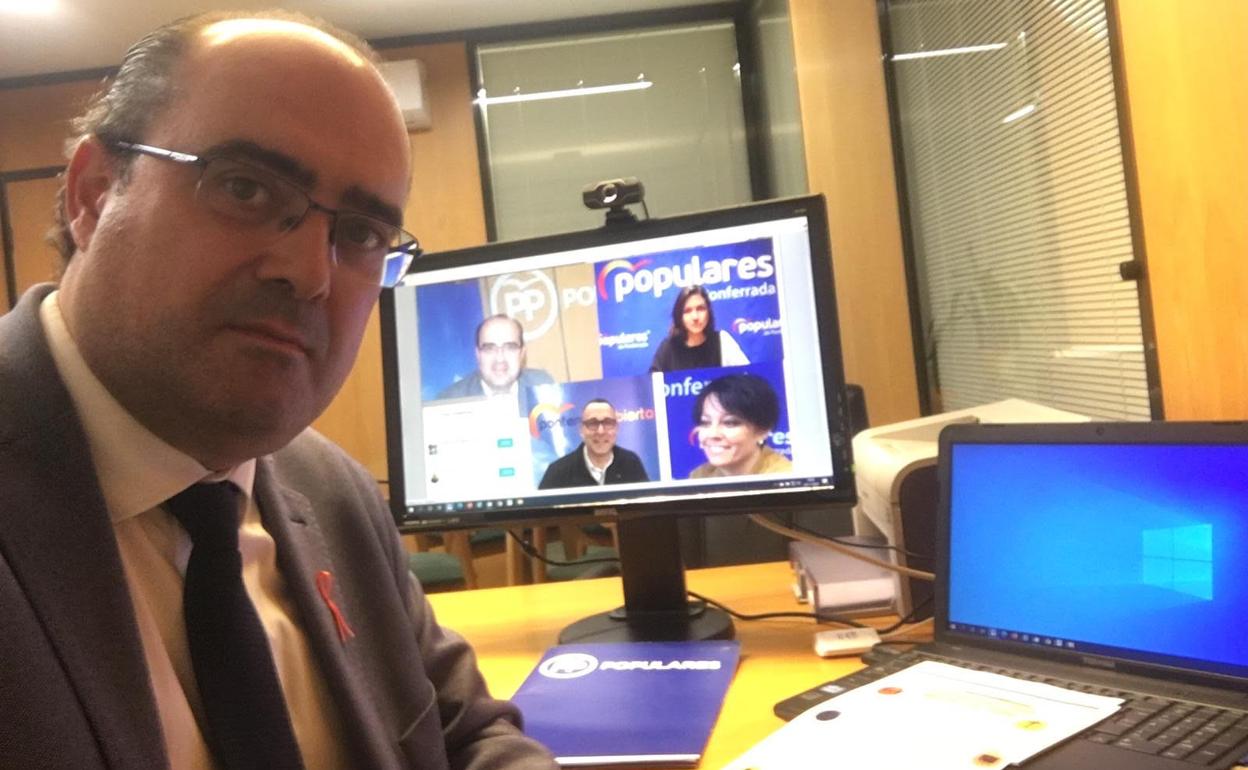 El portavoz municipal del PP, Marco Morala.