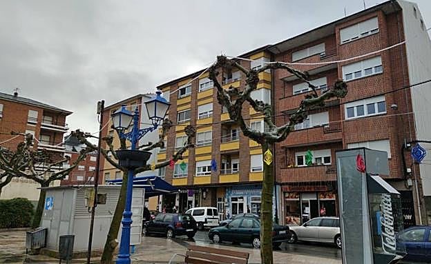 Decoración navideña realizada por los escolares de Bemibre.