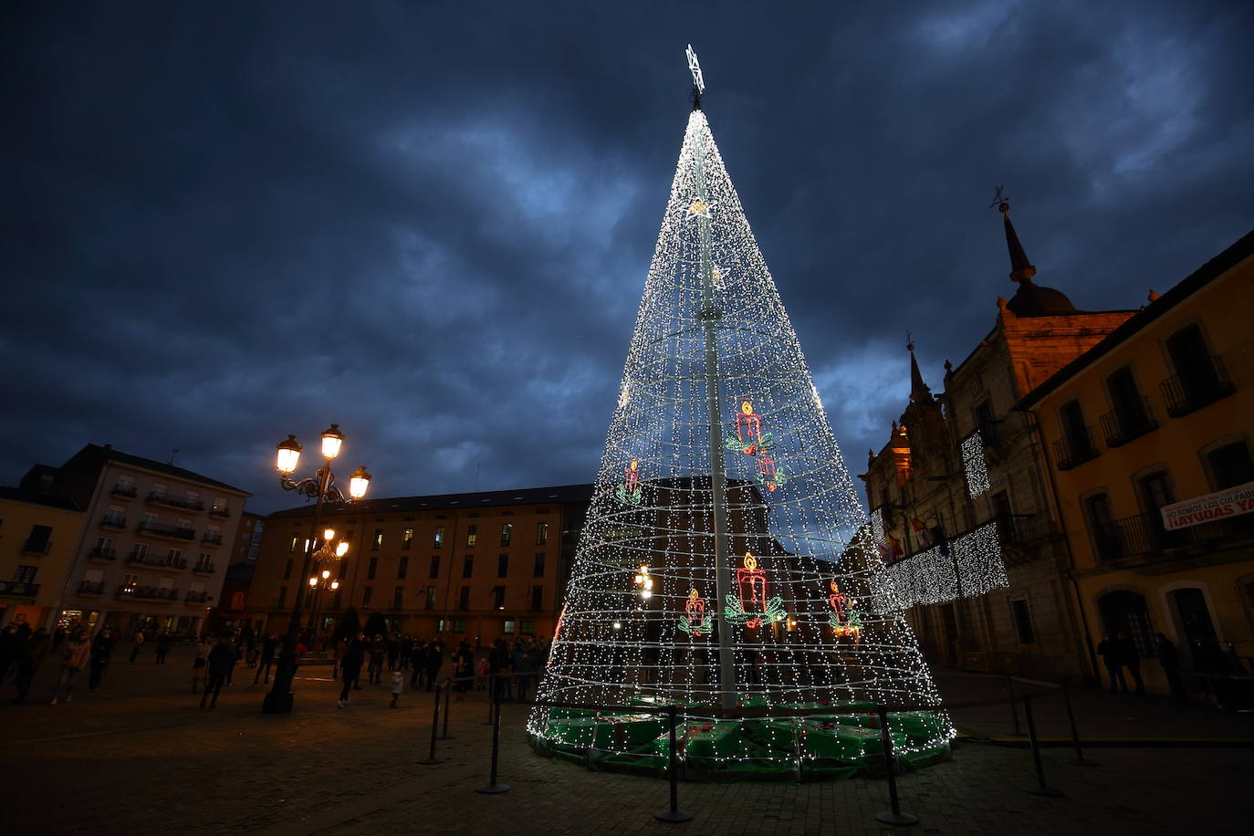 Fotos: Iluminación navideña en Ponferrada