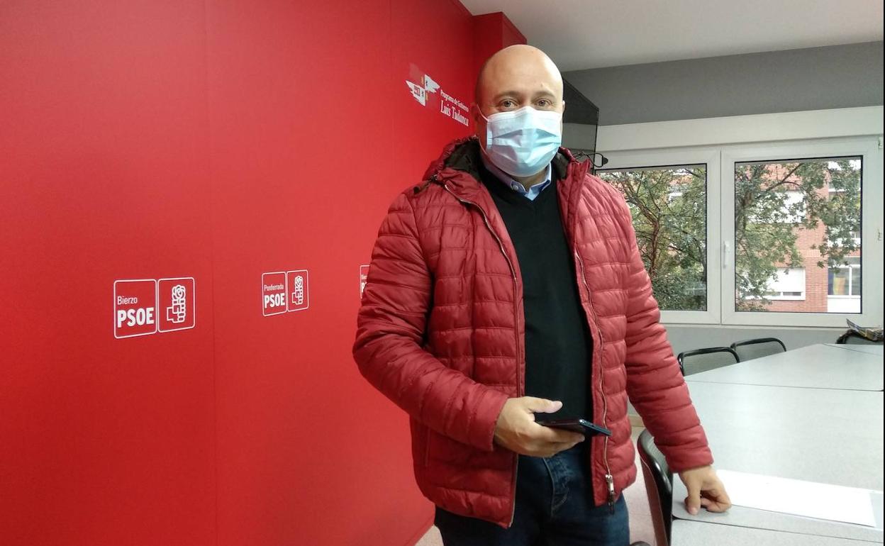 El procurador del PSOE, Javier Campos. 