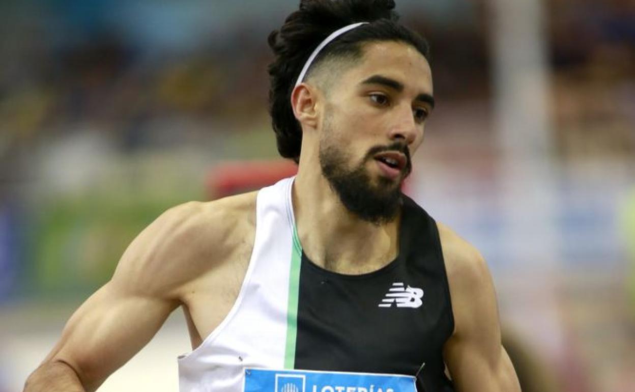 Saúl Ordóñez, en el Campeonato de España indoor del pasado año.