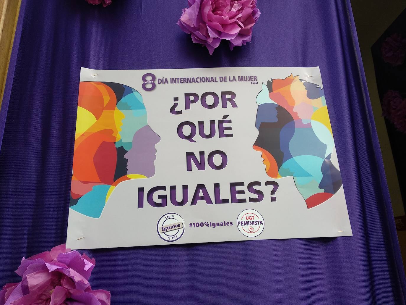 Fotos: UGT y CCOO celebran en Ponferrada el Día Internacional de la Mujer