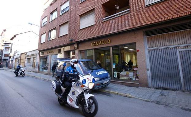 Galería. Imagen del lugar del suceso en Ponferrada capital.