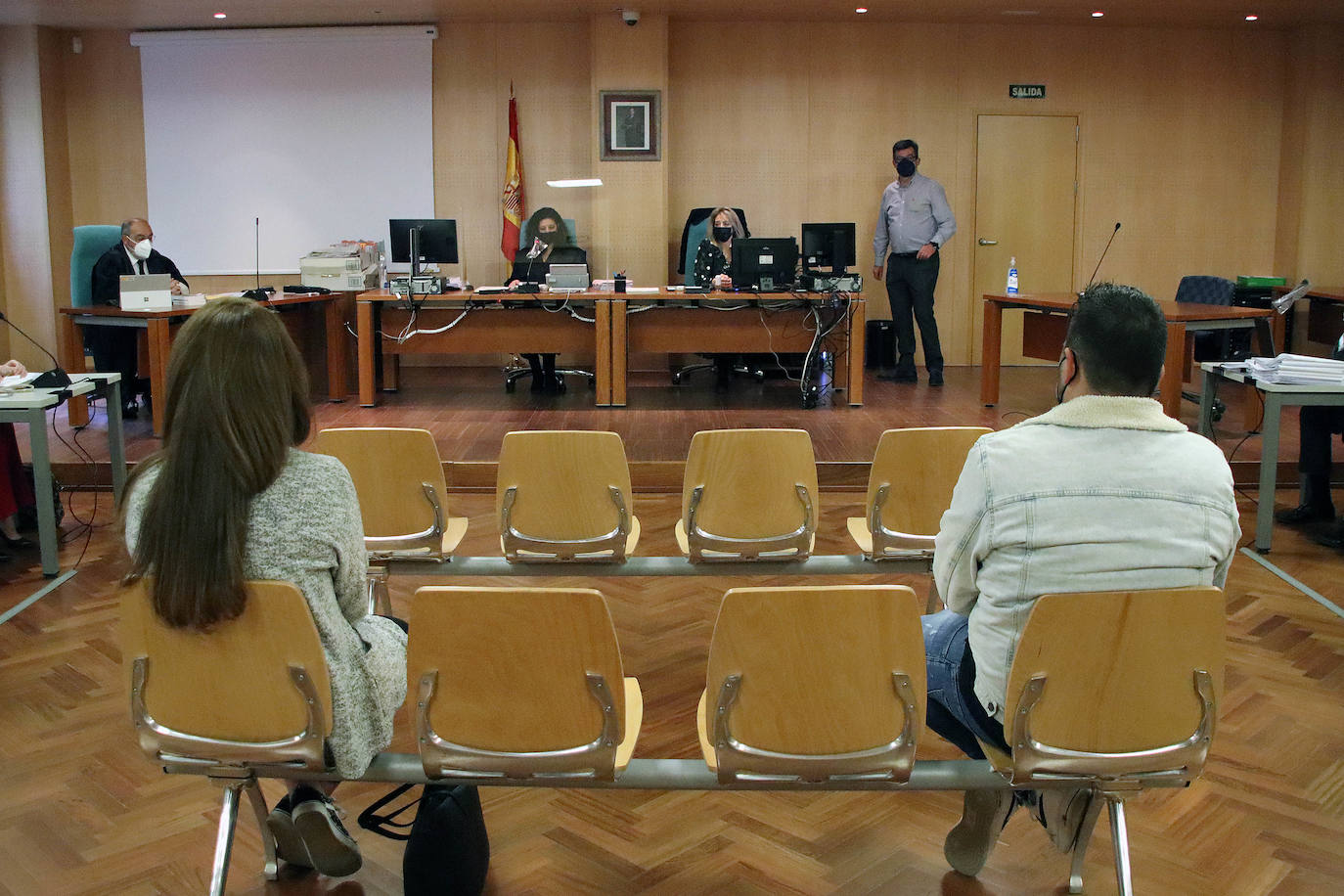 Primera sesión del juicio por la muerte de seis mineros de la Hullera Vasco Leonesa.