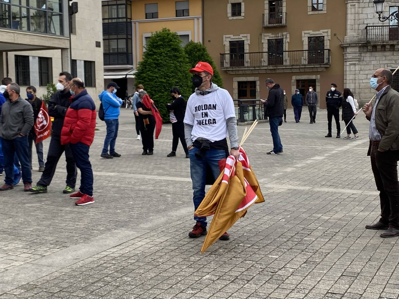 Fotos: Manifestación de los trabajadores de Roldán