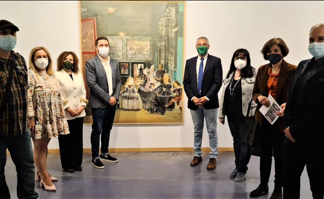 Imagen de la inauguración de la exposición.