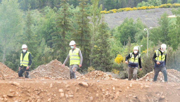 Voladura de la torre de refrigeración de la térmica de Anllares.