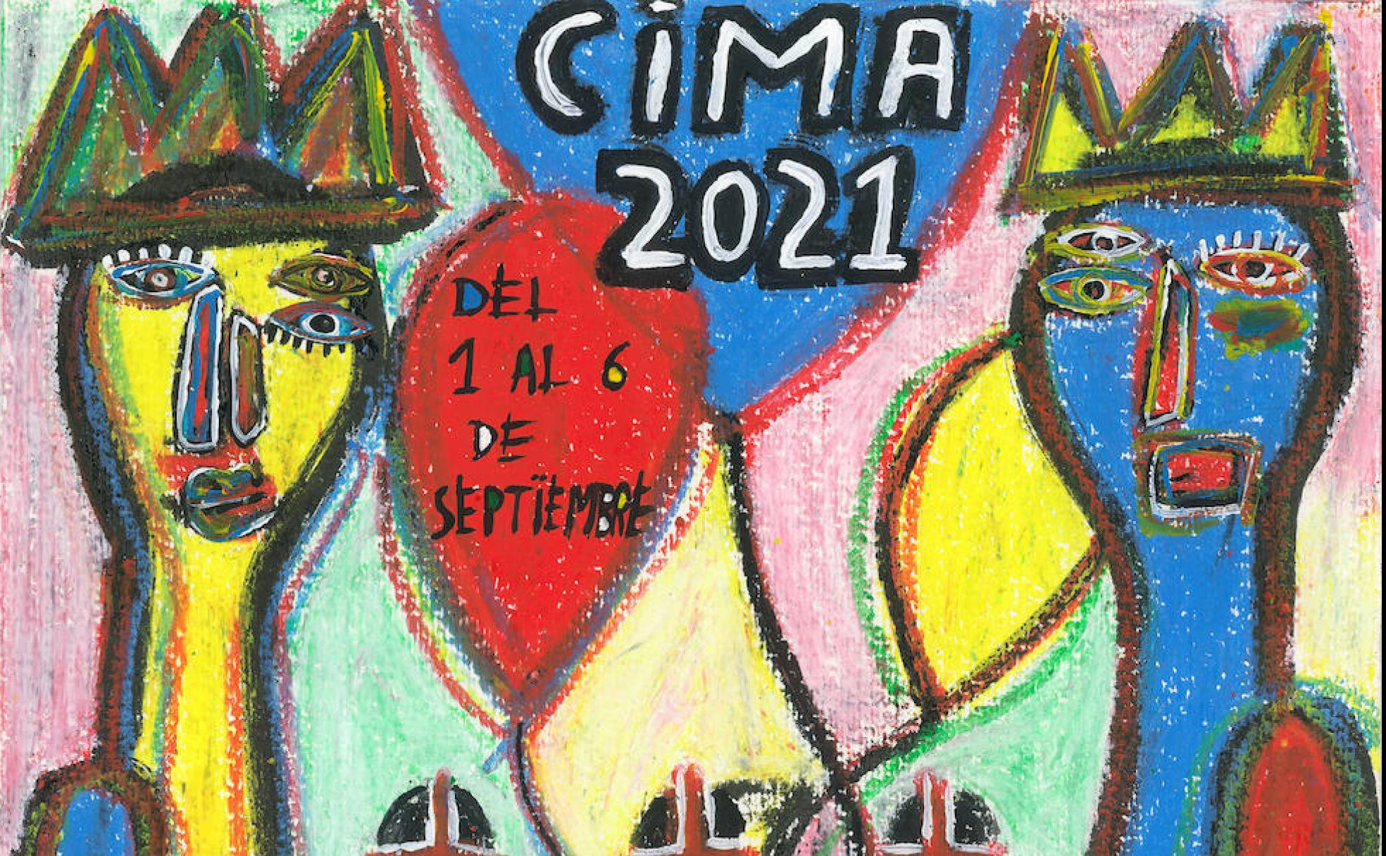 Cartel ganador del concurso de murales CIMA 2021 del Ayuntamiento de Ponferrada.