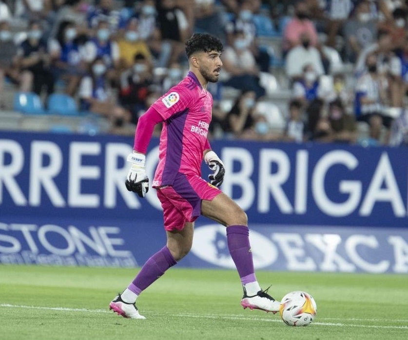 Imagen de Amir, portero de la Ponferradina.