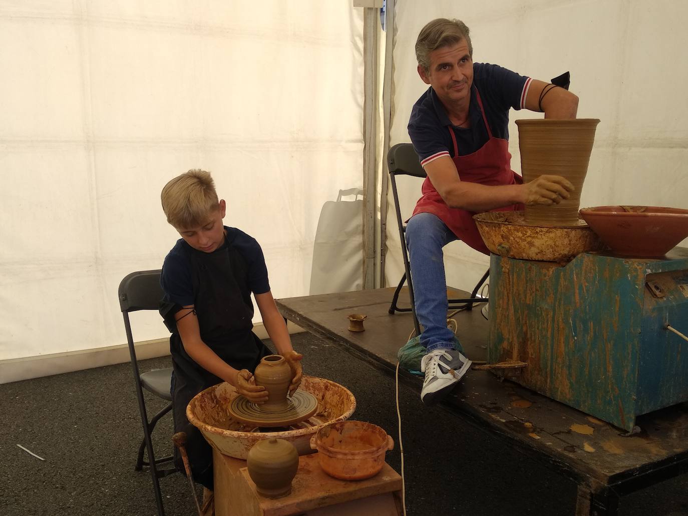 Inaguración de la XL Feria de Cerámica de Ponferrada.