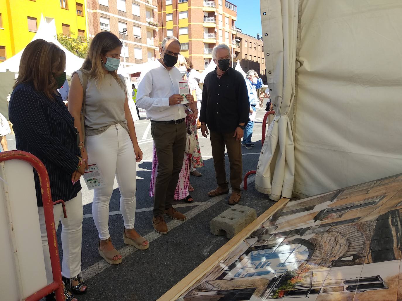Inaguración de la XL Feria de Cerámica de Ponferrada.