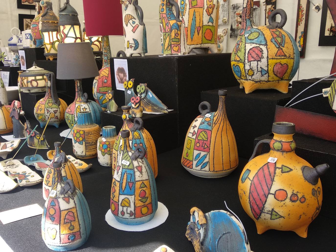 Inaguración de la XL Feria de Cerámica de Ponferrada.