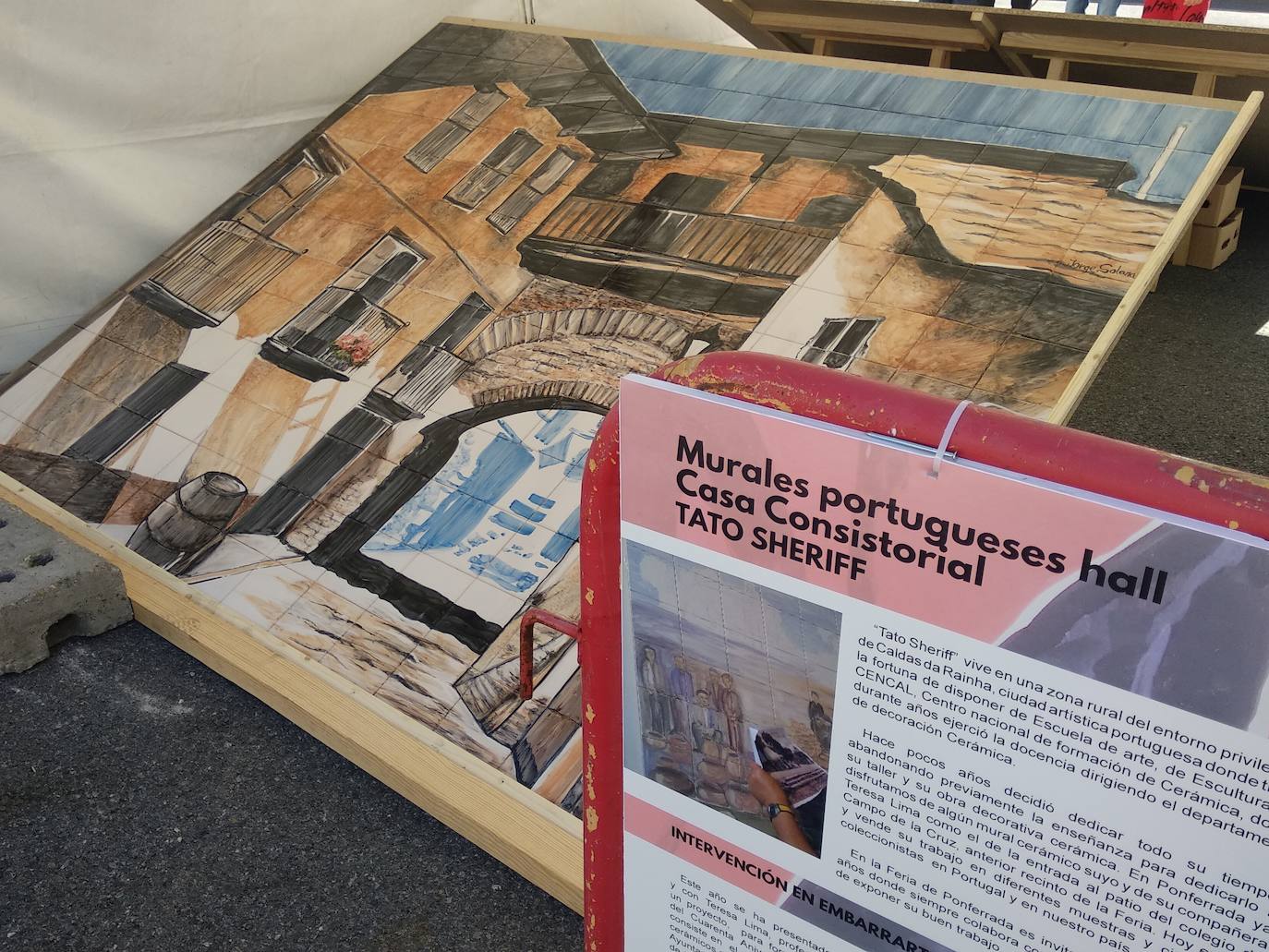 Inaguración de la XL Feria de Cerámica de Ponferrada.