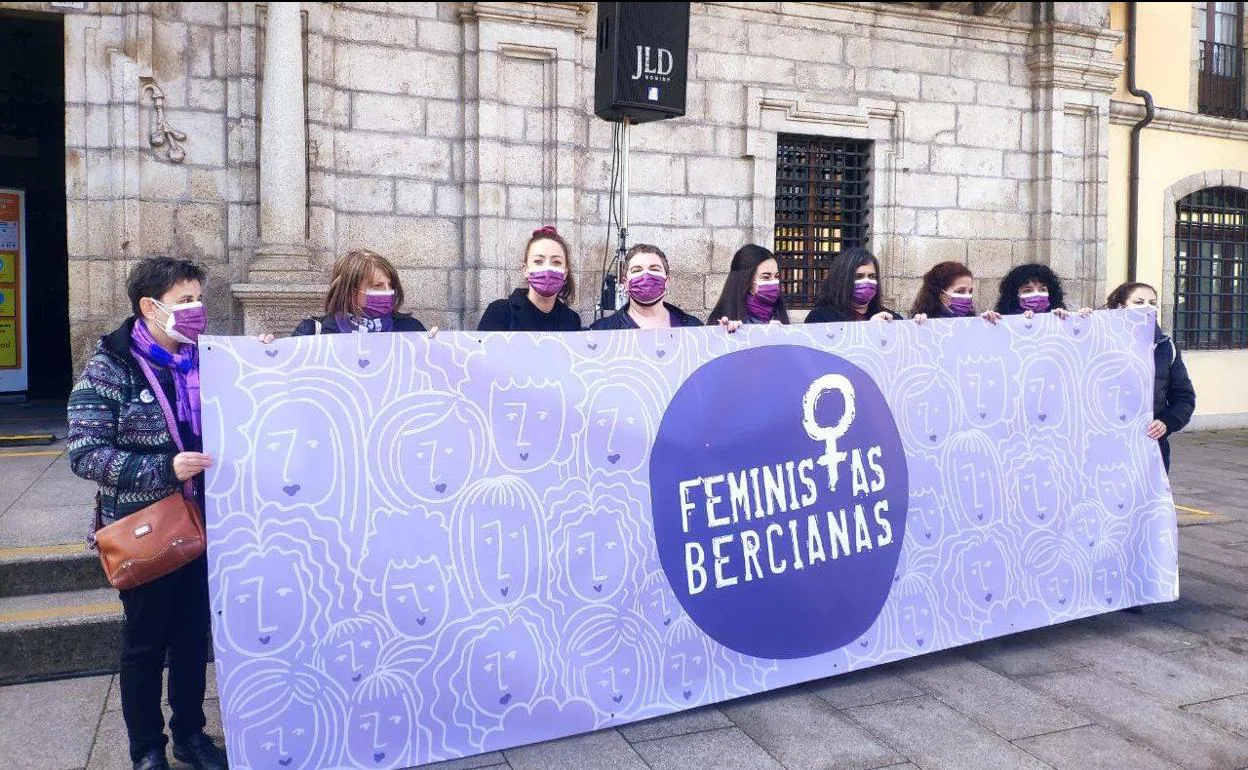 Imagen del colectivo Feministas Bercianas.