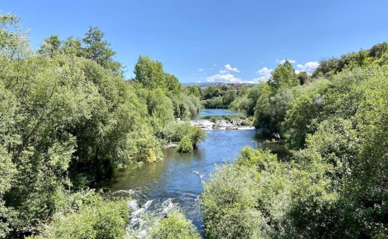 Imagen de un río en el Bierzo.