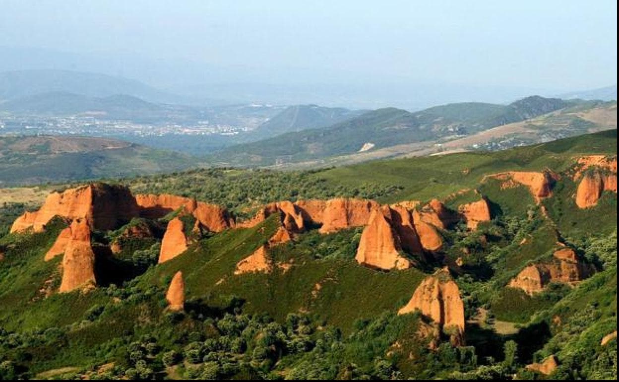 Paraje de Las Médulas, en la provincia de León.