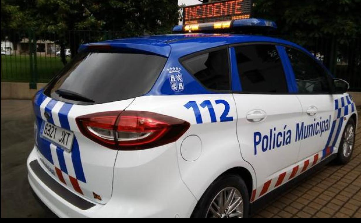 Vehículo de la Policía Municipal de Ponferrada.