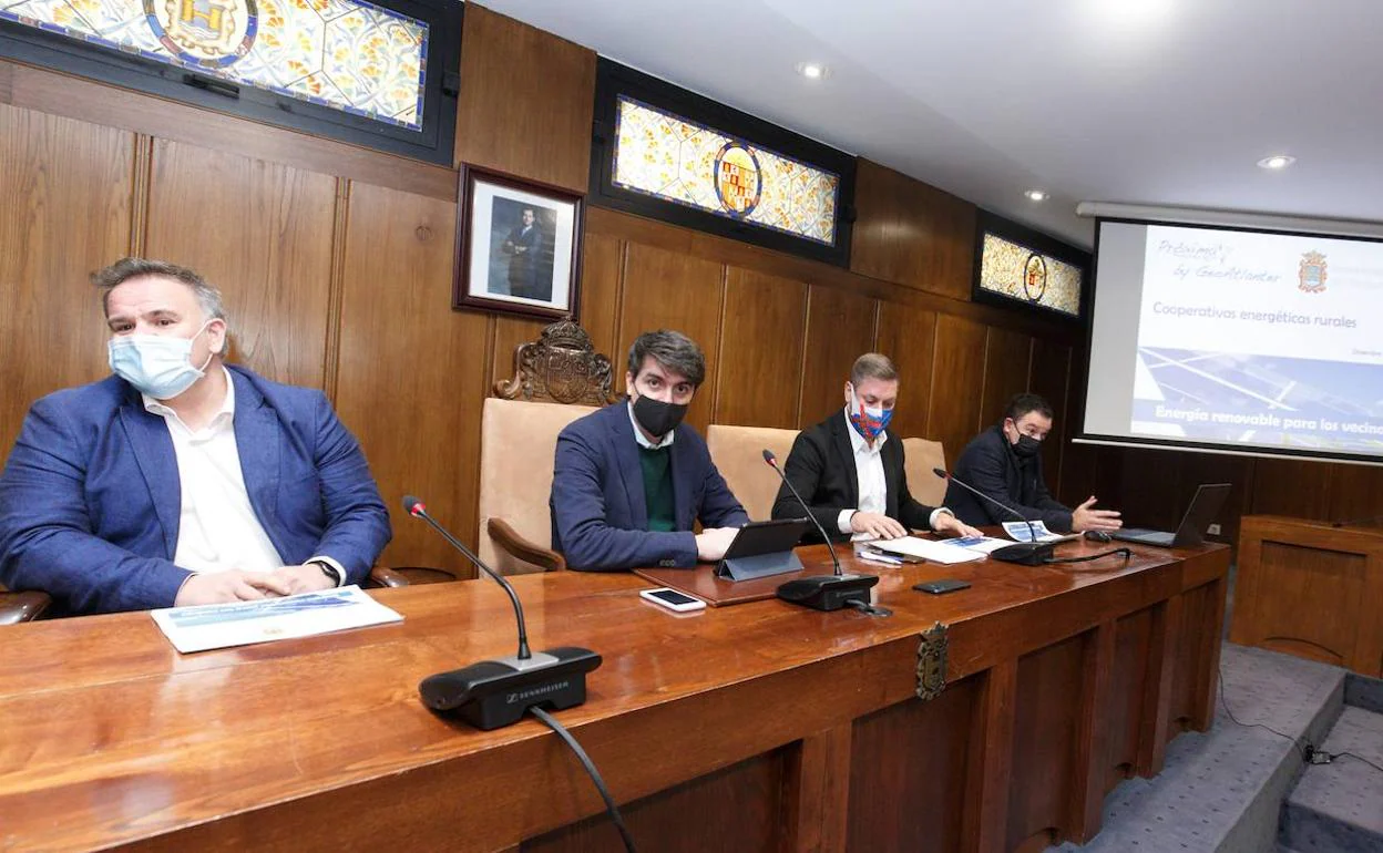 Imagen de la presentación del proyecto en el Ayuntamiento de Ponferrada.