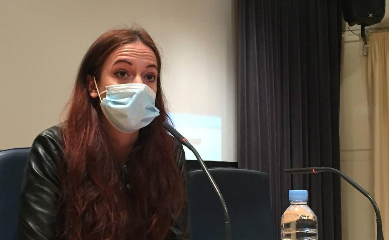 Lorena González, portavoz de Podemos en el Ayuntamiento de Ponferrada.