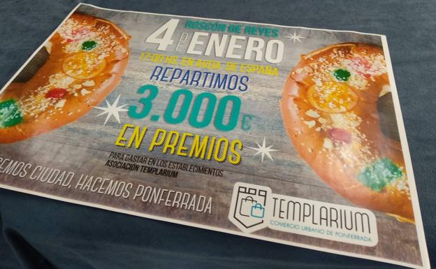 El gran roscón de Reyes de Templarium repartirá 3.000 euros en premios.