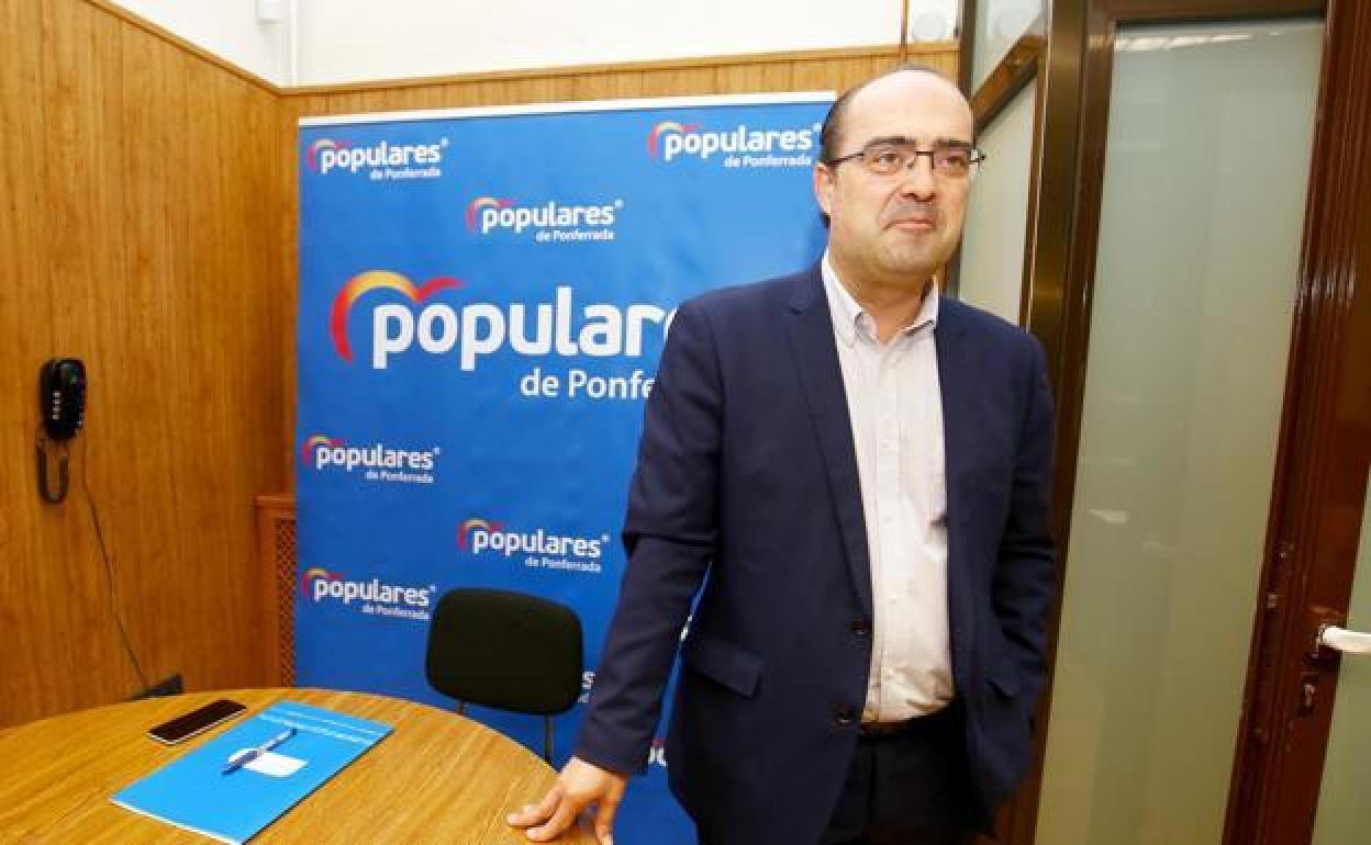 El portavoz del PP en el Ayuntamiento de Ponferrada, Marco Morala.
