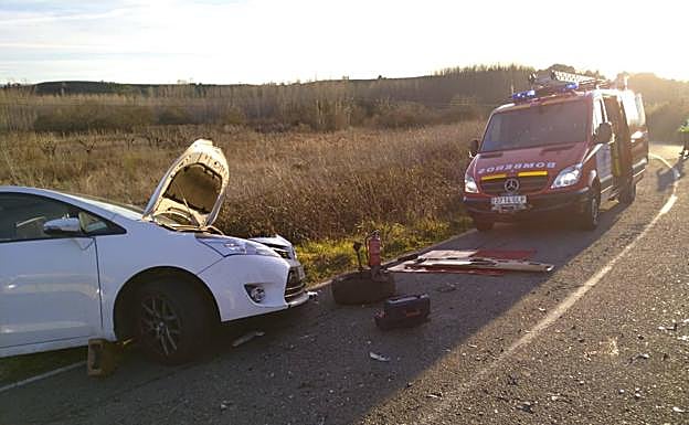 Imagen del accidente.