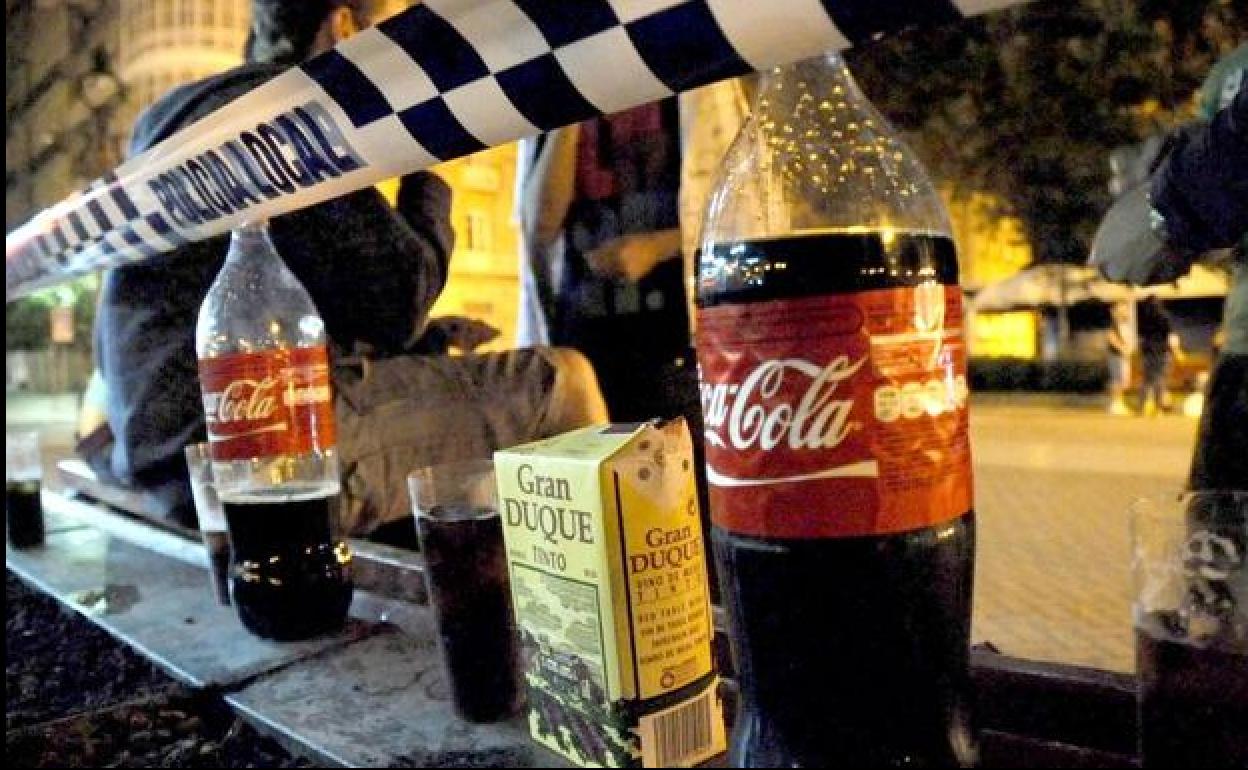 Imagen de un botellón.