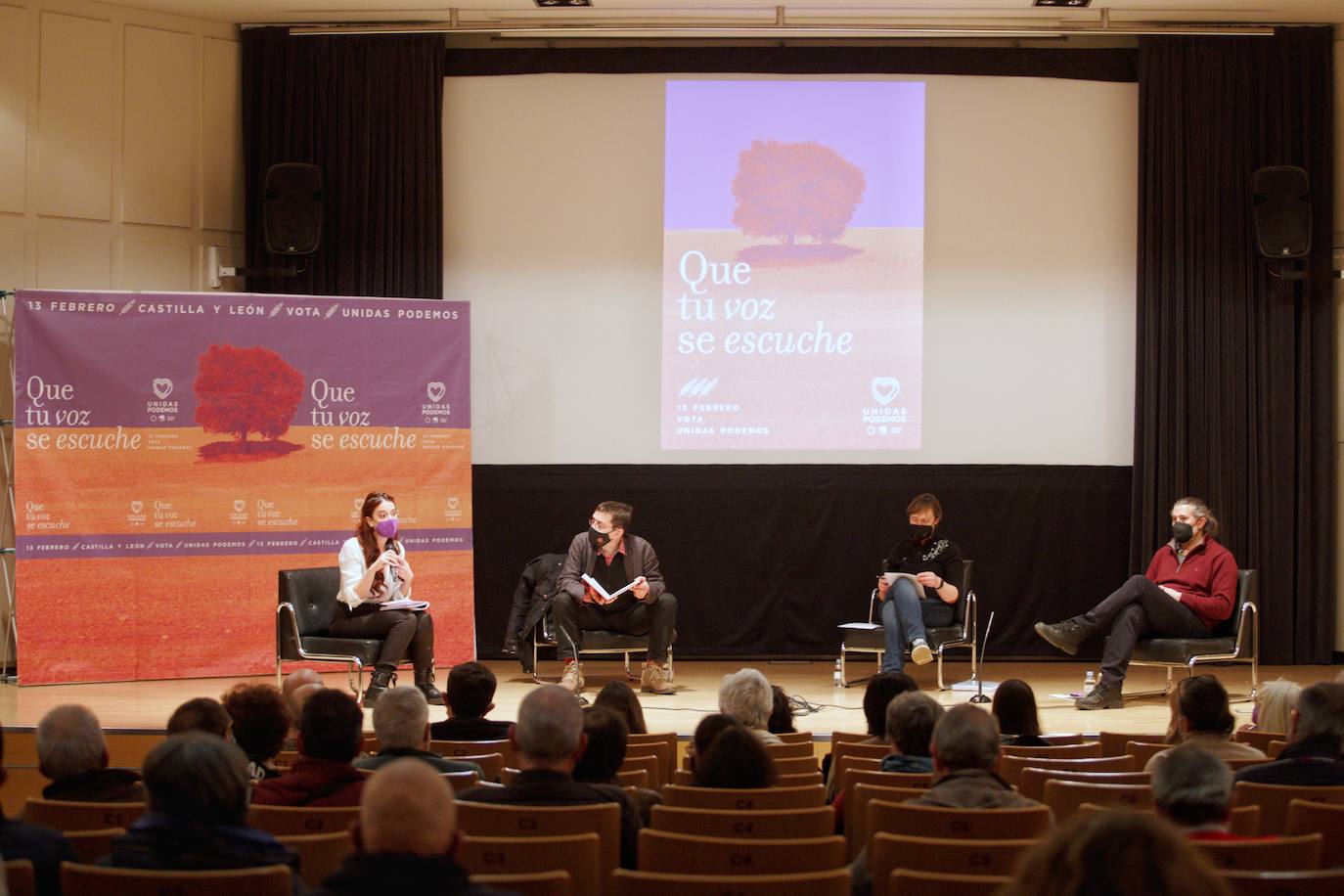 Juan Carlos Monedero en Ponferrada.