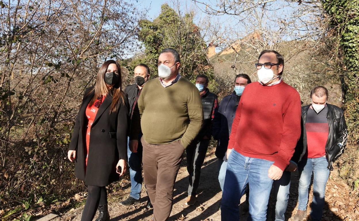 Visita del PSOE a Las Médulas.