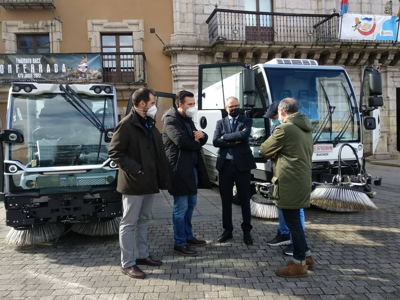 Ponferrada adquiere dos nuevas barredoras para el servicio de limpieza viaria.