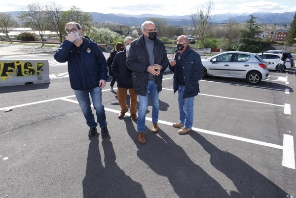 El alcalde de Ponferrada visitó este viernes el barrio de La Borreca.